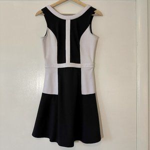 JACK By BB Dakota Color Block Flare Dress Size 0